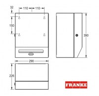 DISPENSADOR ELECTRONICO TOALLAS PAPEL RODAN FRANKE